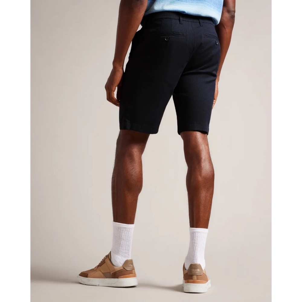 Ted Baker London Cortrom Shorts Flat Front Blue Sz 34